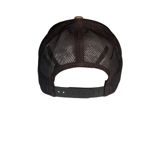 Yupoong 1St Choice Energy Services Arid Snapback Trucker Hat Mesh Brown Camo OS - Picture 3 of 10